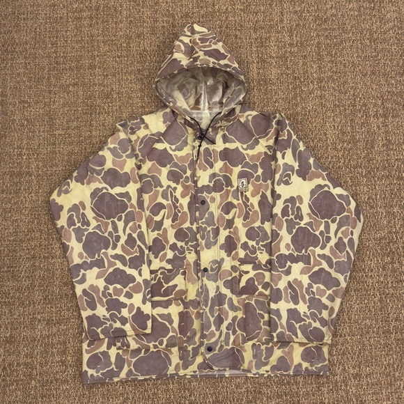Vintage Kool Dri Camo Rain Jacket - Picture 1 of 15
